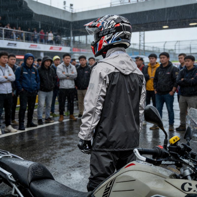 Motorcycle Gear Rain - Водонепроницаемый костюм для мотоциклистов MOBAIDAO (куртка