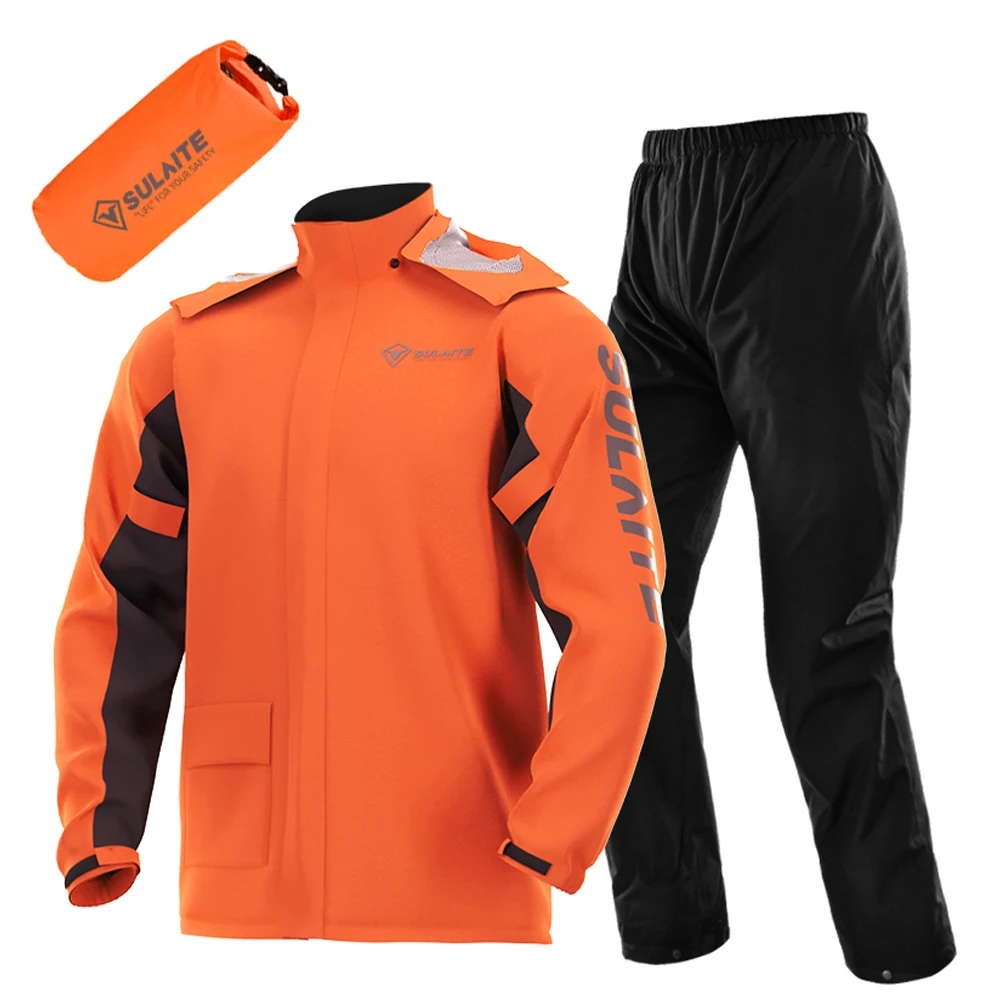 Motorcycle Gear Rain - Мотоциклетный дождевой костюм: легкий водонепроницаемый дышащий