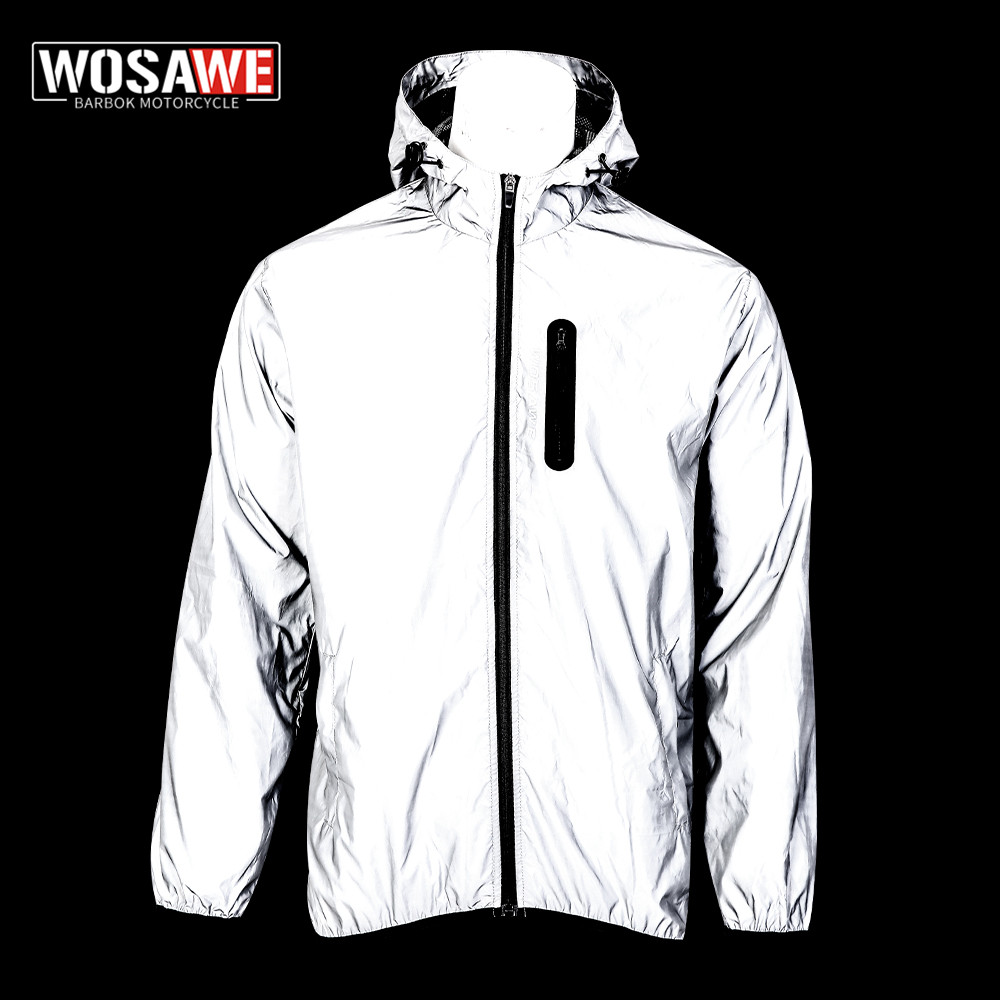 Gearx Motorcycle Jacket - WOSAWE осень-зима мужская светоотражающая куртка отражающая