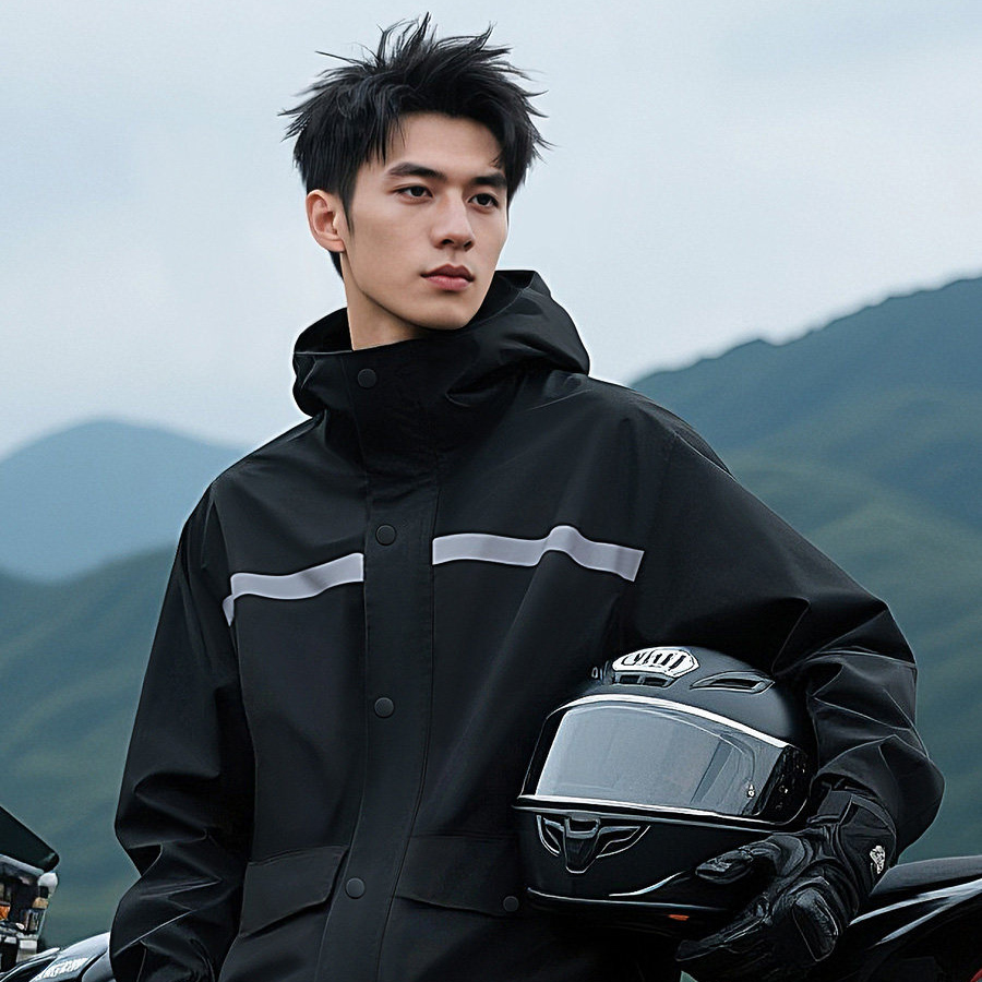 Дождевик с отражающими полосам – обзор и цена Motorcycle Gear Rain